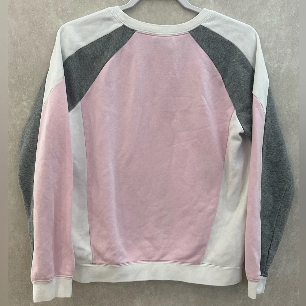 Nike Women’s Sweatshirt- Size Medium M - Pink White Gray - Picture 3 of 3